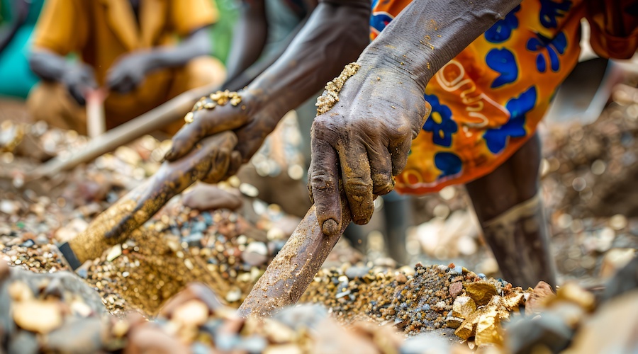 Buying Gold in Africa from Czechia